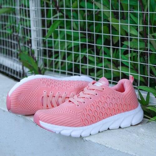 2021 New Women Sneakers New Women Vulcanize Shoes Knitting Women Shoes Comfort Women Flats Loafers Female comfortable
