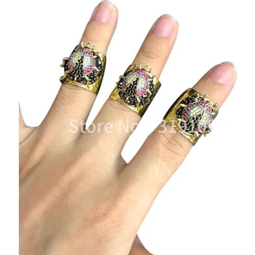 European and American ring womans index finger ring fashion retro nightclub party gifts insect accessories