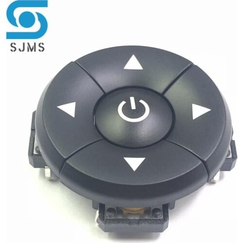 1Set 5 Way Direction Combination Switch BAF-4055 12*12*7.3 mm Push Button With Power Symbol Cover Cap Tactile Tact Switch