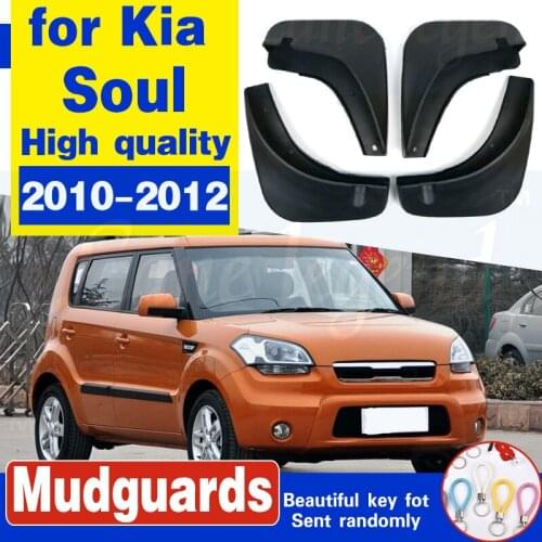 4pcs for Kia Soul 2010 2011 2012 Car Mud Flaps Front Rear Fender Flares Splash Guards Auto Mudflaps Mudguards