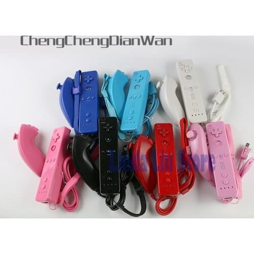 5sets/lot Remote Controller Joystick Newest Left Right Handed Gamepad Controller For Nintendo Wii Video Game