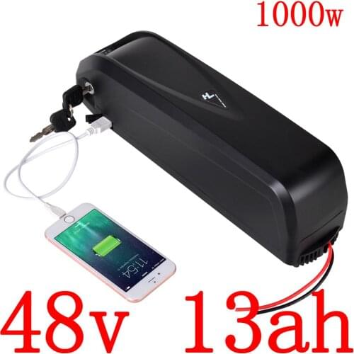 36V 15Ah/ 48V 13Ah electric bicycle battery 36V 48V lithium battery for 1000W 750W 500W 350W BBS01 BBS02 BBS03 ebike motor