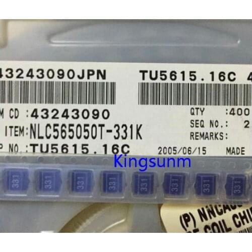 Free shipping 10pcs SMD inductors NLC565050T-331K-PF 330uH 140mA 10% TDK wound inductors