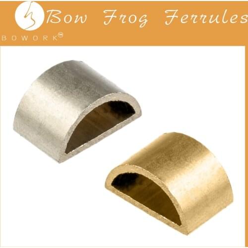 BOWORK 20PCS Violin Bow Frog Ferrules Frog Ferrule For VIolin