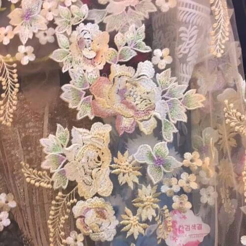 French lace dress, wholesale price high quality african lace, african fabrics For Wedding Embroidery DS8