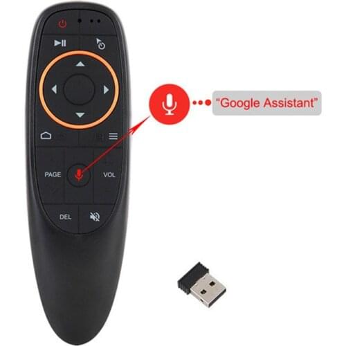 G10s Fly Air Mouse Mini Remote Control G10 Wireless 2.4GHz For Android Tv Box With Voice Control For Gyro Sensing Game
