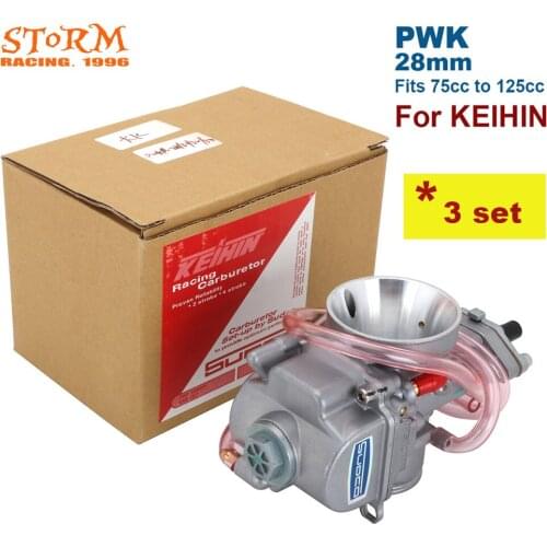2/3 Sets Universal For PWK 28mm 2T 4T For Keihin Mikuni Carburetor Carburador With Power Jet For Yamaha Suzuki Honda 75cc-125cc