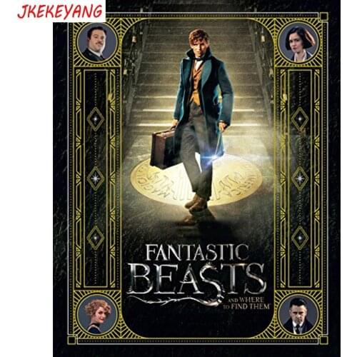 5D DIY square/round Diamond Painting Fantastic Beasts Cross Stitch Diamond Embroidery Pattern Rhinestone Home Decor J1279