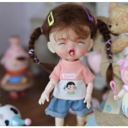 OB11 doll customization 1/8 BJD dolls OB doll polymer clay sell nake doll