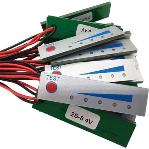 2S 3S 4S lithium ion lithium battery 7.4V-14.8V capacity indicator PCB module 18650 power level tester LCD charging discharge
