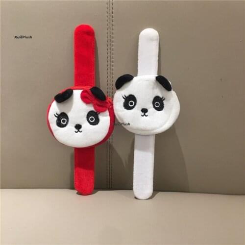 Mini 7cm , small hand belt Plush Purse , mini panda kids Plush Coin bag pouch purse