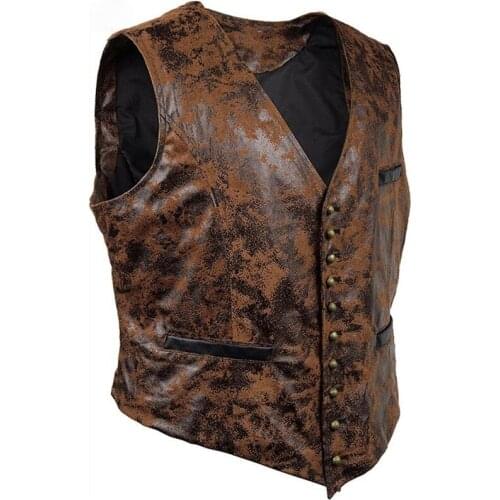 Mens Suede Suit Vest Retro Single Breasted Sleeveless Waistcoat Men Casual Slim Male Vests Gilet Homme Chalecos Hombre
