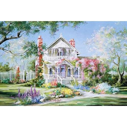 A16010 11CT/14CT/18CT/25CT/28CT oil scenery patterns Counted Cross Stitch DIY Cross Stitch Kits Embroidery Needlework Sets