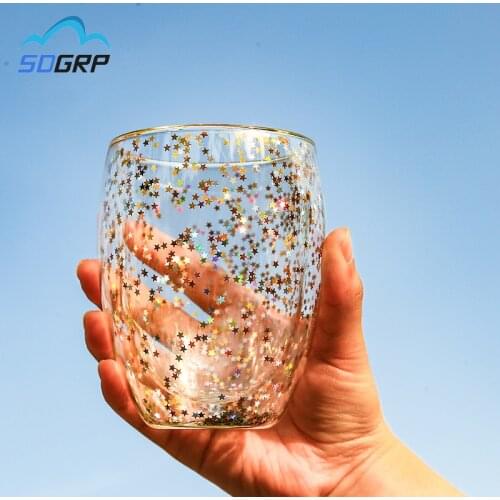 SDGRP Double Wall Glass Cups