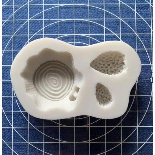 Cake Tools tree animal hedgehog stump silicone mold Decorating Cupcake topper chocolate Gumpaste fondant cake tool mould