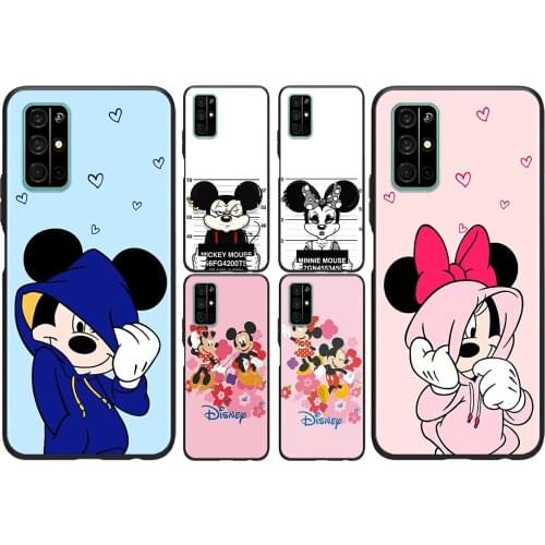 Silicone Cover Mickey mouse love For Honor V30 View 20 V20 30i 30S 30 20S 20E 20i 20 Lite Pro Plus Phone Case