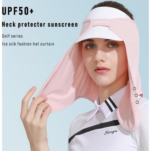 Sunscreen Curtain Quick-drying Breathable Neck Guard Scarf Scarf Cap Soft Headscarf Summer Ice Silk Bib Golf Veil Bandanas