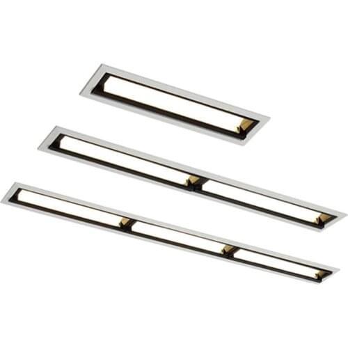 10W 20W 30W LED Downlight Spot Light Line Light Bar Creative Linear Long Strip Living Room Corridor Recessed