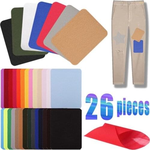 26 types colour Arbitrary cut stripe patch Ironing Embroidered Patches For Clothes Jeans Hat Sticker Sew-on DIY T-shirt Patch