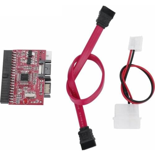 High Quality IDE TO SATA PCI Card Adapter 100/133 HDD/CD/DVD Converter Serial To Parallel Port Bidirectional Transfer Drop Ship