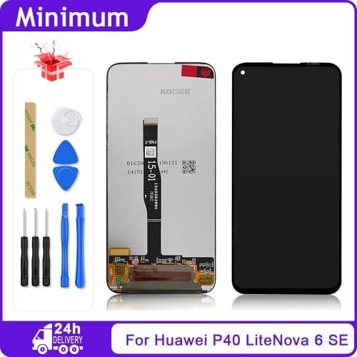 6.4" For Huawei P40 Lite LCD Display Touch Screen Digitizer Assembly Replacement Parts For Huawei P40Lite Nova 6 SE 6SE