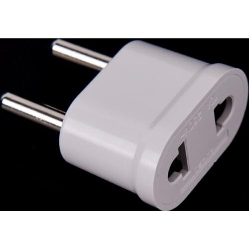 1pcs EU KR Plug Adapter Japan CN US to EU Euro European Travel Adapter Electric Plug Power Cord Charger Sockets Outlet 250V