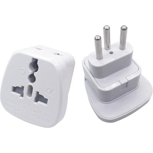 10pcs/Lot 1to2 Swiss Switzerland Swit to Universal AC Power Plug Adapter Socket Converter Travel Russia Israel Australia US Euro