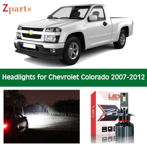 Car Bulb For Chevrolet Colorado 2007 2008 2009 2010 2011 2012 LED Headlight Headlamp Low High Beam Canbus Auto Light Accessories