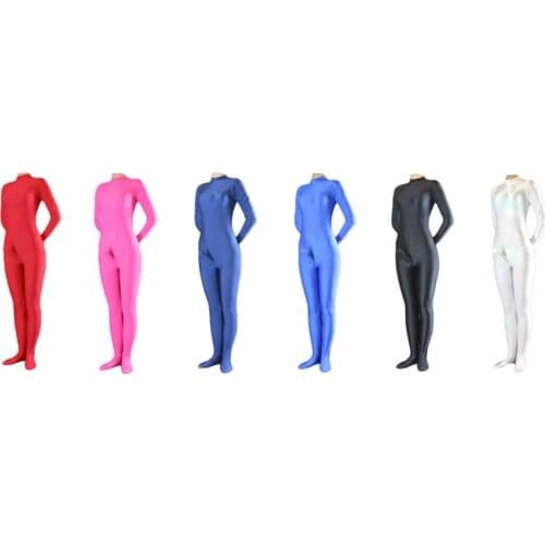 Headless Adult Spandex Halloween Party Zentai Costume with Mens Penis Sheath Bodysuit