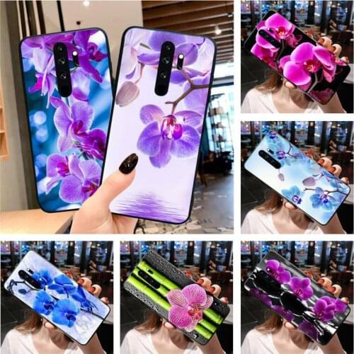 Orchid Flowers Phone Case for Redmi 9A 8A 7 6 6A Note 10 9 8 8T Pro Max Redmi 9 K20 K30 Pro