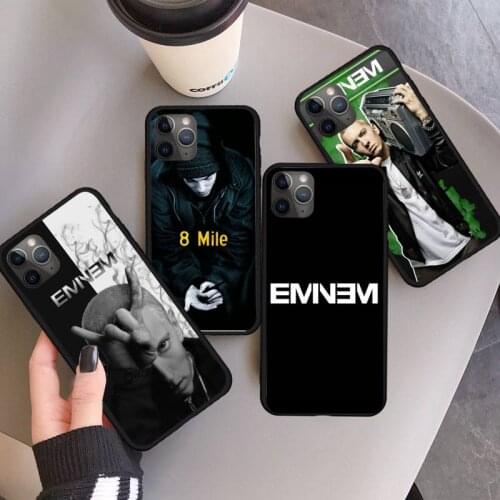 Eminem rap Hip Hop Rapper luxury design Phone Case shell for iPhone 11 12 pro XS MAX 8 7 6 6S Plus X 5S SE 2020 XR
