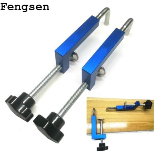 2pcs/set Woodworking Clamp Aluminium Alloy Fixing Fixture for Wood Working Benches Saw Machinery Wood Router