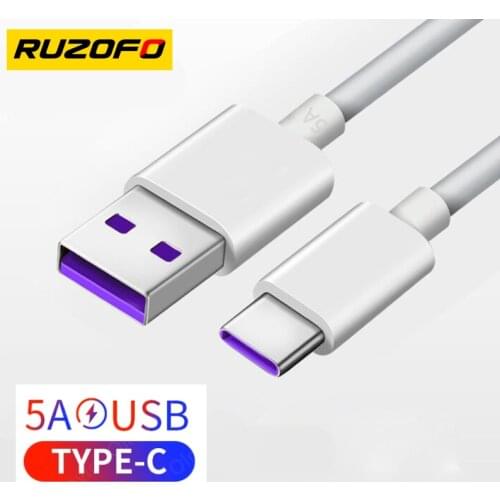 RUZOFOriginal Fast Charging Cable For Xiaomi mi 10 9 lite Pro Pocophone F2 X2 1.5m USB Type C Data Sync Cable For Redmi 10X K30