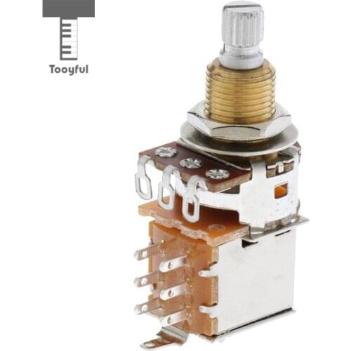 Tooyful Copper Guitars Audio Volume Taper Potentiometer Control Pot DIY Musical Instrument Parts