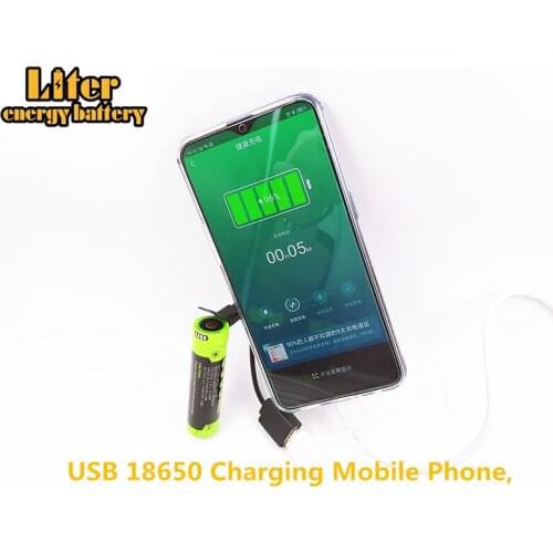 MINI 18650 3500mah USB 3.7V Battery Micro For LED Flashlight Mobile Phone Charger aa aaa 18650 battery with charger