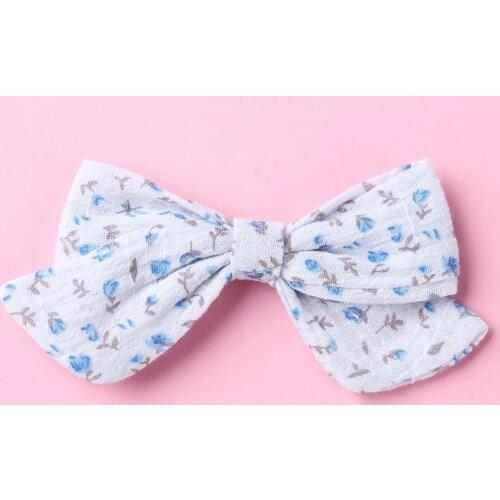 Fashion Cute Cloth Butterfly Hair Clip Bow Hairpins For Hair Women Nylon Hair Bow Kids Baby Girls Princess Hair Accessories