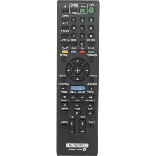 New RM-ADP057 Replaced Remote Control fit for Sony Blu-ray DVD BDV-E280 BDV-T28 BDV-E980 BDVE580 Home Theater System