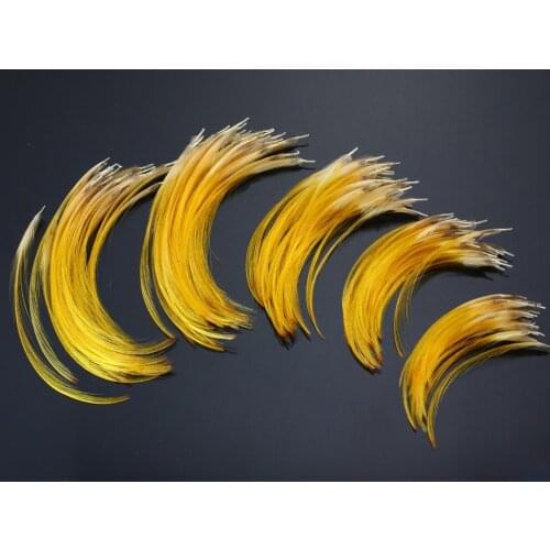 Hand Selected Golden Pheasant Crest Feathers Natural Fly tying material; Available In 4 Sizes