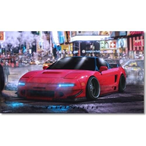 Supercar Posters Honda Acura NSX Classic Car Artwork Picture Canvas Painting Wall Art Prints Modern Home Room Decorations
