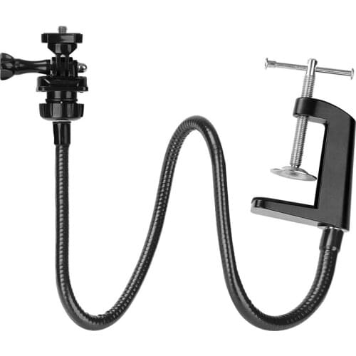 Webcam Stand, Upgraded Webcam Mount Stand With Flexible Gooseneck Arm And Clamp, Suit For Logitech Webcam C920,C922,C930