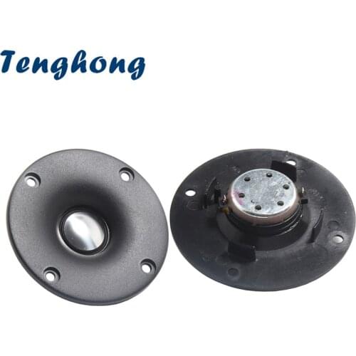 Tenghong 2pcs 4Ohm 20W 3Inch Tweeter Speakers Aluminum NdFeB Treble Loudspeaker Bookshelf Audio Speakers For Home Theater DIY