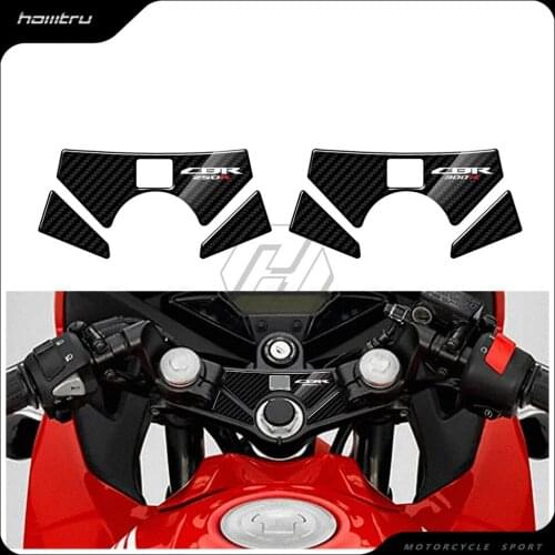 3D Carbon-look Upper Triple Yoke Defender Case for Honda CBR250 CBR300 2010-2016