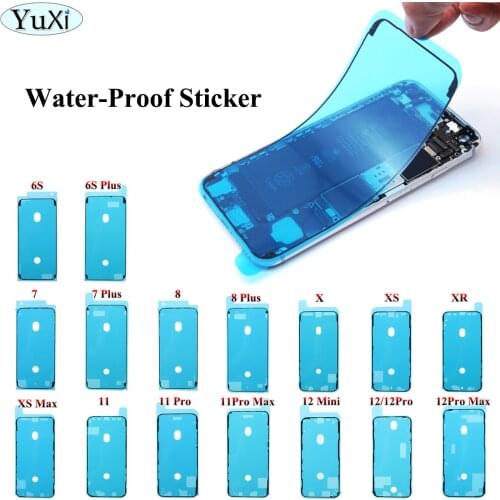 YuXi Waterproof Adhesive Sticker LCD Monitor Frame Baffle Sealing Tape Glue Repair Parts For IPhone 12 11 pro X XS MAX XR 6 7 8