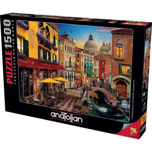 Kanal Cafe David Maclean 1500 Parça Puzzle Kağıt Yapboz Bulmaca Eğitici Akıl Zeka Oyun Tatil Dekorasyon Tablo Hediye 85x60 Cm