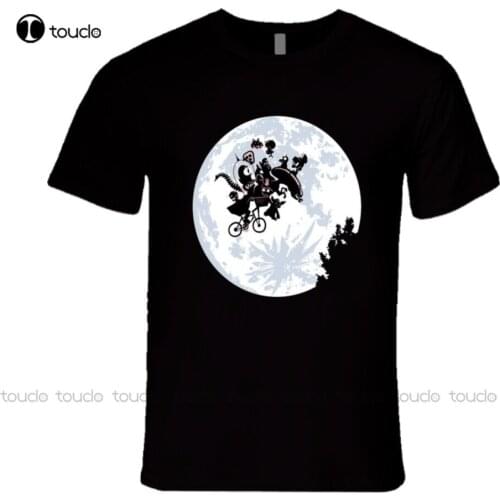 Extraterrestrials Funny Et Bicycle Movie T Shirt Shirt
