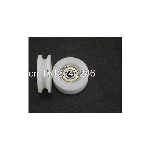 10)5*21*6.8mm 0621UU 5mm Groove Guide Pulley Sealed Rail Ball Bearing 5*21*6.8