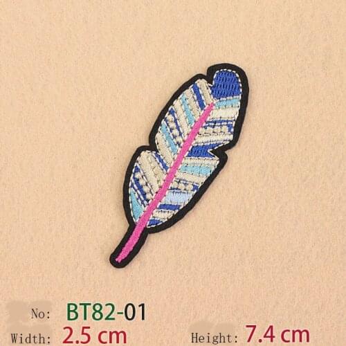 100pcs/Packs Embroidery Parches Iron on Patches for Clothing DIY Stripes Clothes Stickers Appliques Badges