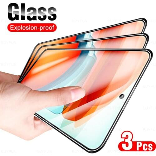 3Pcs Tempered Glass For Xiaomi Poco X3 GT On Xiame Pocophone X 3 X3GT POCOX3 Protector Protective Clear Safety Screen Cover Film