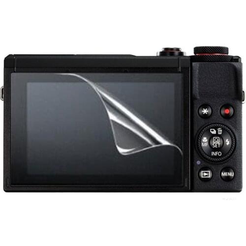 3 x Clear PET Screen Protector Soft Cover Guard Protective Film for Canon PowerShot G7X Mark III 3/G7 X Mark3 MK3 G7XIII Camera