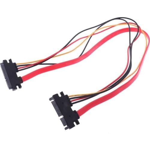 50cm 22P 7+15Pin M/F Serial Extension Cable Jun21 Professional Factory Price Data Power Combo